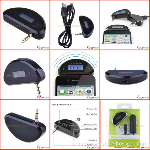 FM Transmitter for iPhone, Mini FM Transmitter Car MP3 Player (I-FMT 604)